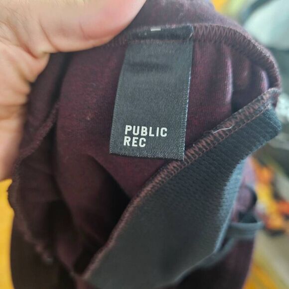 Public Rec Daymaker Pants Red Men's 38x30 Drawstring Joggers Comfort - Picture 6 of 7